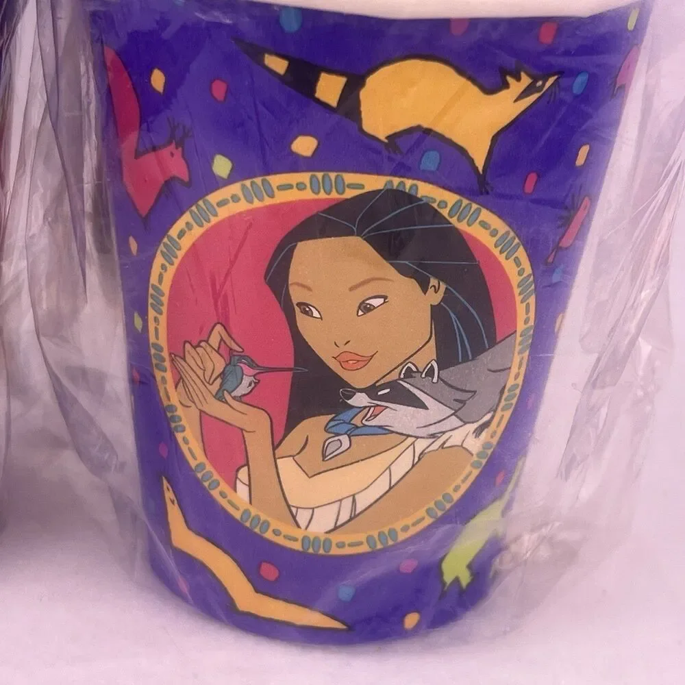 Disney 1995 VTG Pocahontas Birthday Party Supplies Lot of 4 Napkins/Cups